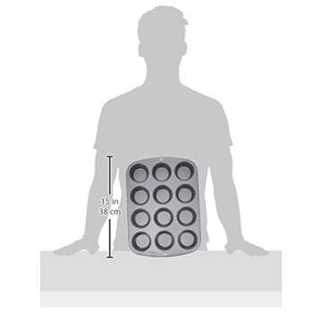 Wilton Recipe Right Muffin Pan, 12-Cup Non-Stick Muffin Pan