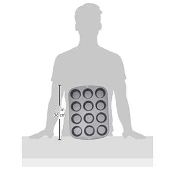 Wilton Recipe Right Muffin Pan, 12-Cup Non-Stick Muffin Pan