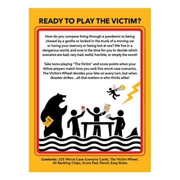 Engaging Worst-Case Scenario Card Game for Families