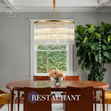 Modern Gold Glass Chandelier for Stylish Interiors