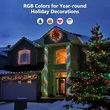 Brizled RGB 500 LED Color Changing Christmas Lights Remote