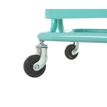 HollyHOME 3-Tier Metal Utility Cart for Easy Storage