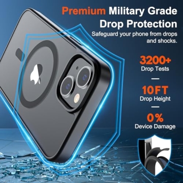 SUPFINE Magnetic iPhone 14/13 Case with Drop Protection