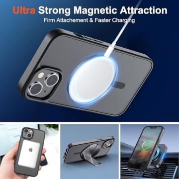 SUPFINE Magnetic iPhone 14/13 Case with Drop Protection