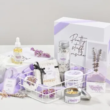 Lavender Spa Gift Basket for Women – Self Care
