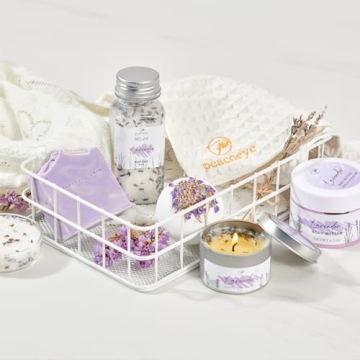 Lavender Spa Gift Basket for Women – Self Care