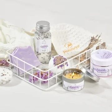 Lavender Spa Gift Basket for Women – Self Care