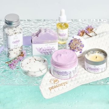 Lavender Spa Gift Basket for Women – Self Care