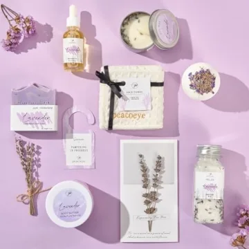 Lavender Spa Gift Basket for Women – Self Care