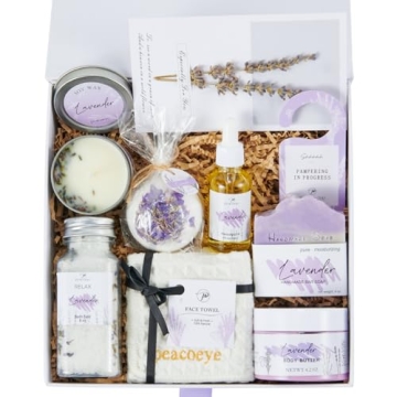 Lavender Spa Gift Basket for Women – Self Care