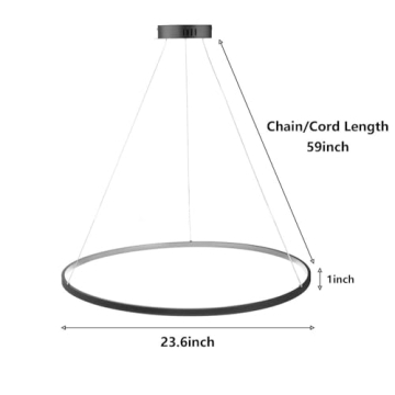 Modern Pendant Light with Remote Control for Any Room