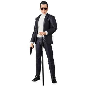 Medicom Toy John Wick: Chapter 4 Caine MAFEX Action Figure - Highly Posable with Accessories