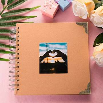 SnowTing 60 PCS Vintage Metal Book Corner Protector Guard Edge Cover Iron Bronze Gold Furniture Decorative Covers for Scrapbooks Books Diary Albums Notebooks Menus Stamp Book Jewelry Case Box