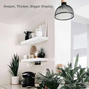 QEEIG Farmhouse Floating Shelves for Bathroom Storage