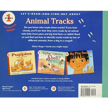 Big Tracks, Little Tracks: Following Animal Prints (Let's-Read-and-Find-Out Science, Stage 1)