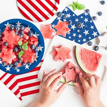 Patriotic Disposable Party Supplies for 4th of July
