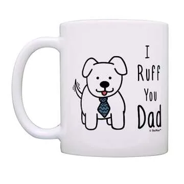 Best Dog Dad Coffee Mug for Men - Fun Gift for Dog Lovers
