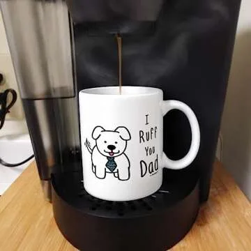Best Dog Dad Coffee Mug for Men - Fun Gift for Dog Lovers