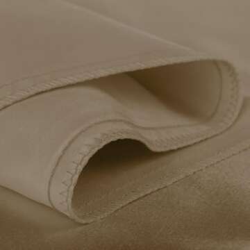 ShopBedding Satin Pillowcase with Zipper, for Hair and Skin Care, Feels Soft and Cool Like a Silk Pillowcase, Beige Satin Pillow Cases 2 Pack, Slik Pillow Cover, King Size, Set of 2 - Blissford