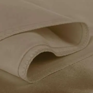 ShopBedding Satin Pillowcase with Zipper, for Hair and Skin Care, Feels Soft and Cool Like a Silk Pillowcase, Beige Satin Pillow Cases 2 Pack, Slik Pillow Cover, King Size, Set of 2 - Blissford