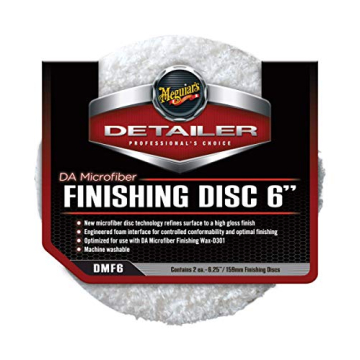 Meguiar's DMF6 DA 6" Microfiber Finishing Disc, 2 Pack