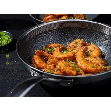 HexClad 10-Inch Nonstick Wok - Induction Compatible