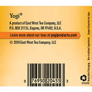 Yogi Tea, Sweet Tangerine Positive Energy, 16 Count