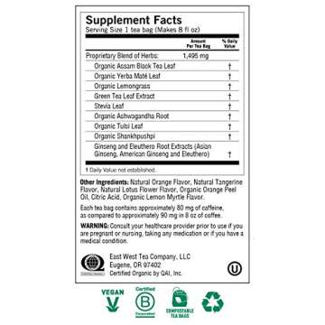 Yogi Tea, Sweet Tangerine Positive Energy, 16 Count