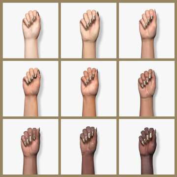 LOKFAR 1PCS Metallic Nail Polish Nail Art Gel Paint for Nails Art, 3D Reflective Metallic Painted Nail Gel Liner Nail Art Polish UV Gold Nail Polish Nail Painting Gel for Nail Art (Gold)