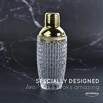 Luxury Glass Cocktail Shaker Kit for Elegant Home Mixology