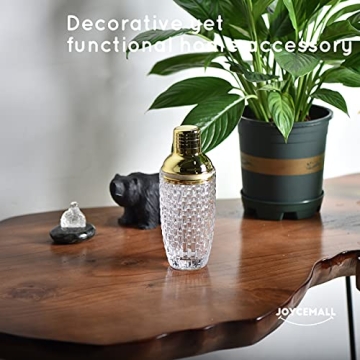 Luxury Glass Cocktail Shaker Kit for Elegant Home Mixology
