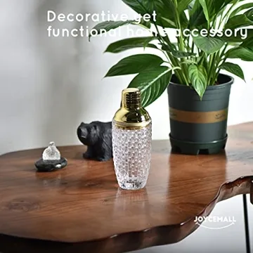 Luxury Glass Cocktail Shaker Kit for Elegant Home Mixology