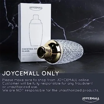 Luxury Glass Cocktail Shaker Kit for Elegant Home Mixology