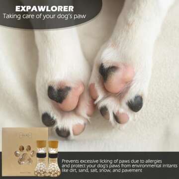 EXPAWLORER Anti Slip Dog Socks for Licking Prevention and Protection
