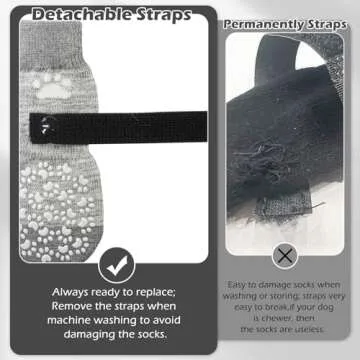 EXPAWLORER Anti Slip Dog Socks for Licking Prevention and Protection