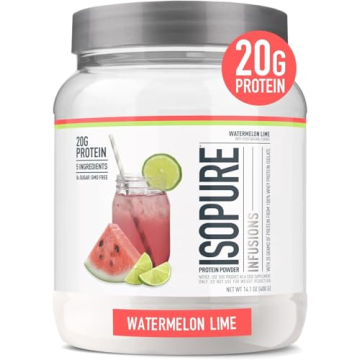 Isopure 100% Pure Whey Isolate Protein Powder Watermelon Lime