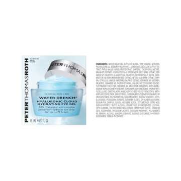 Peter Thomas Roth | Water Drench Hyaluronic Cloud Hydrating Eye Gel | Hyaluronic Acid Eye Gel With C...