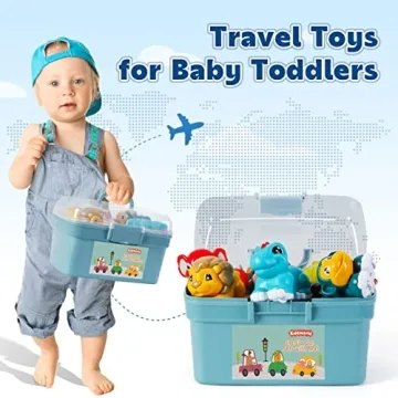 Animal Car Toy Gift with Playmat for 1-Year-Olds