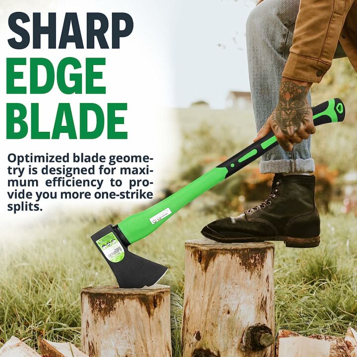 WilFiks 26" Camping Axe for Wood Splitting and Kindling