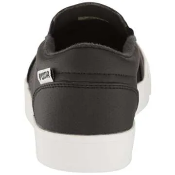 Puma Golf Women's Tustin Fusion Slip-ON Golf Shoe, Puma Black-Puma White, 8.5