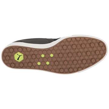 Puma Golf Women's Tustin Fusion Slip-ON Golf Shoe, Puma Black-Puma White, 8.5