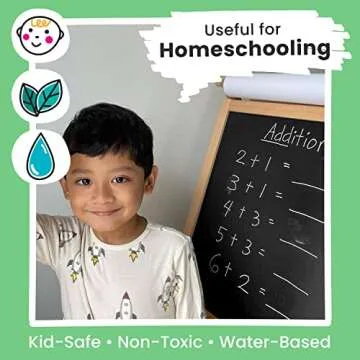 Chalkola White Chalk Markers Fine Tip (6 Pack, 1mm Extra Fine Point) - Dry Erase Liquid Chalk Pens for Chalkboard, Blackboard, Car Window, Bistro, Glass, Board, Calendar - White Chalkboard Markers