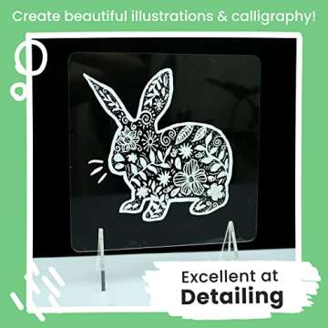 Chalkola White Chalk Markers Fine Tip (6 Pack, 1mm Extra Fine Point) - Dry Erase Liquid Chalk Pens for Chalkboard, Blackboard, Car Window, Bistro, Glass, Board, Calendar - White Chalkboard Markers