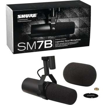 Shure SM7B Microphone for Broadcast & Music