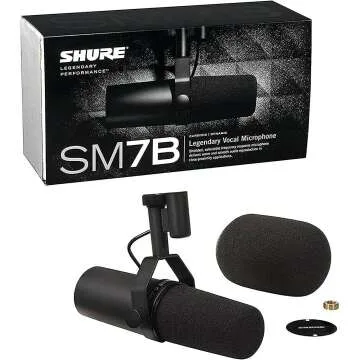 Shure SM7B Microphone for Broadcast & Music