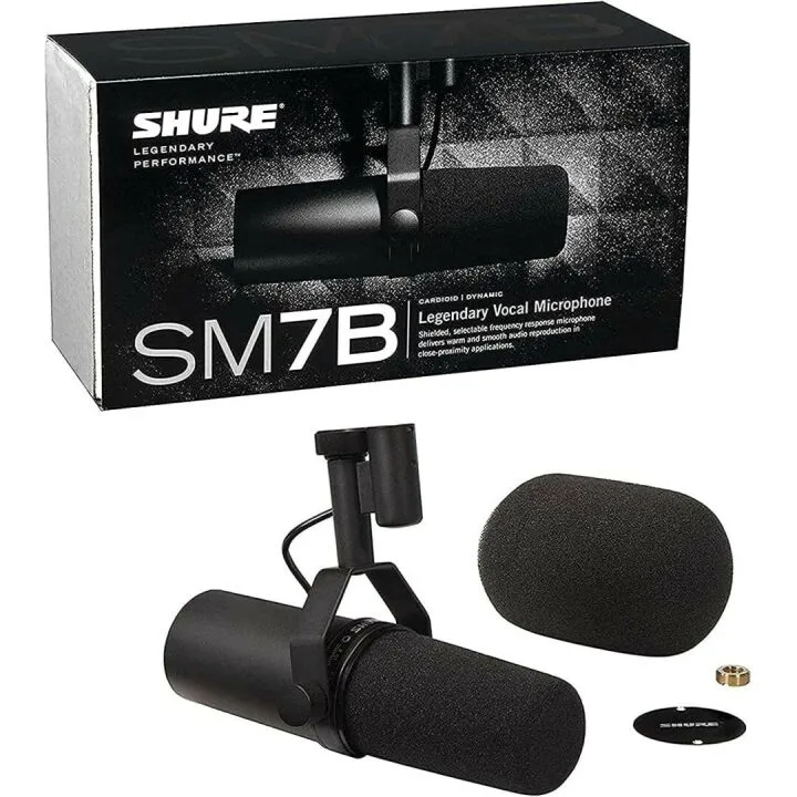 Shure SM7B Microphone for Broadcast & Music