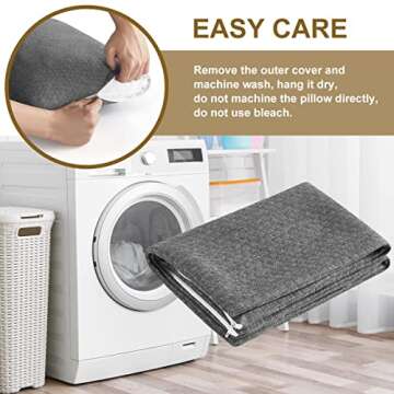 Ivellow Travel Pillow Compressible Camping Pillow for Sleeping Shredded Memory Foam Pillow Compact Firm Supportive Pillow for Adults Kids Outdoor Backpacking Hiking Essential Gear