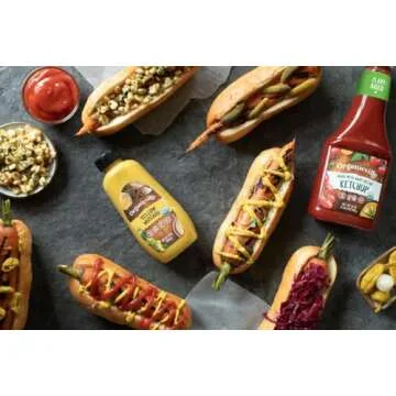 Organicville Organic Ketchup - Tomato Ketchup, Gluten Free, Non-GMO, Vegan, USDA Organic, Made with Agave Nectar, Plant-Based Ketchup, Squeeze Bottle - 24 Oz, 4-Pack