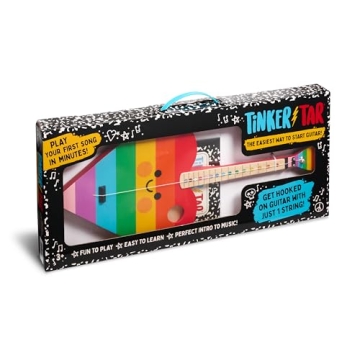 TinkerTar Rainbow Heart - Perfect Kids 1-String Guitar