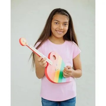 TinkerTar Rainbow Heart - Perfect Kids 1-String Guitar